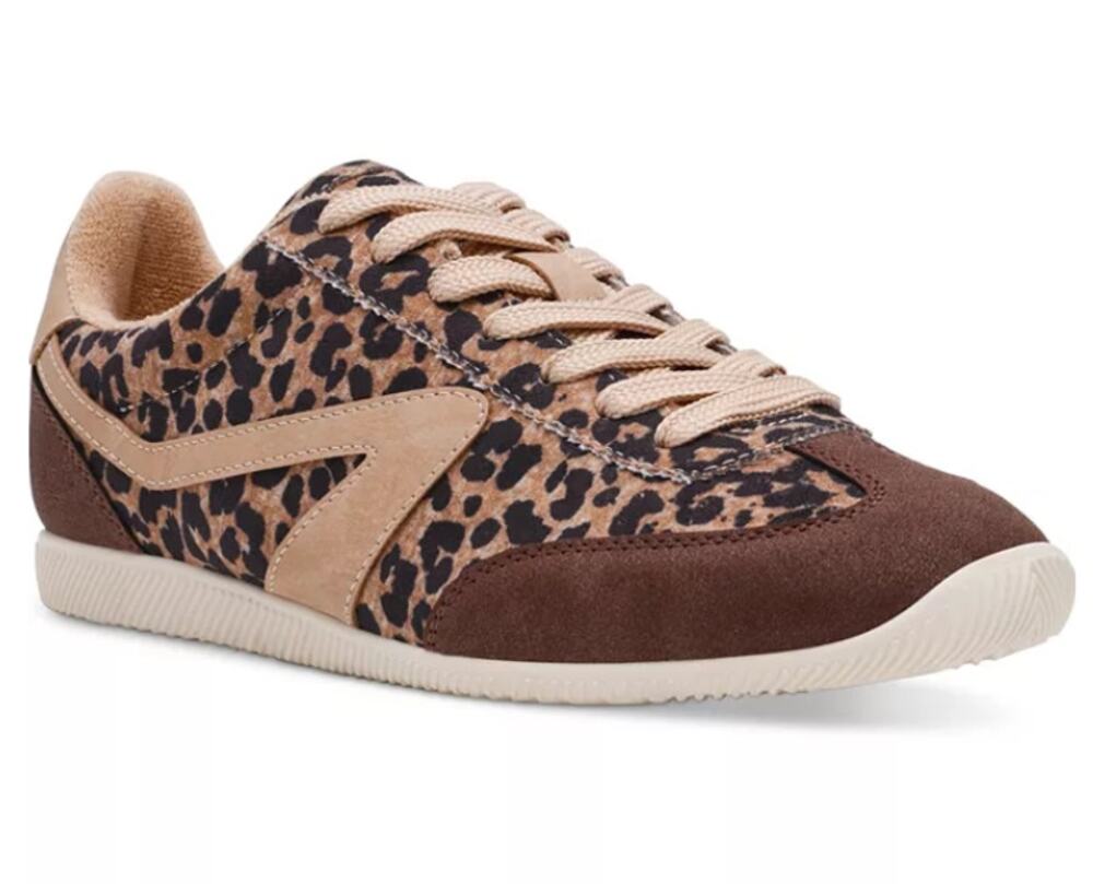 Dv Dolce Vita Gaven Shoes Women's Size 9 Brown Leopard Casual Sneakers New Box